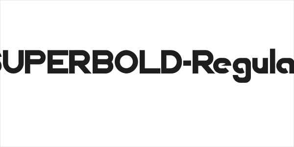 SUPERBOLD-Regular Logo