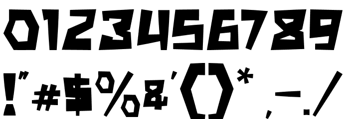 SUPERGAME Font OTHER CHARS