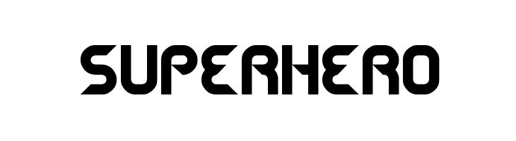 superhero font free download
