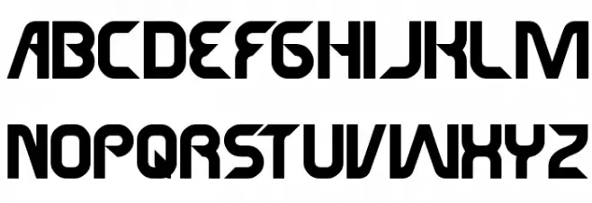 SUPERHERO Font UPPERCASE