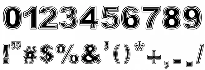 SUPERMARKET Font OTHER CHARS