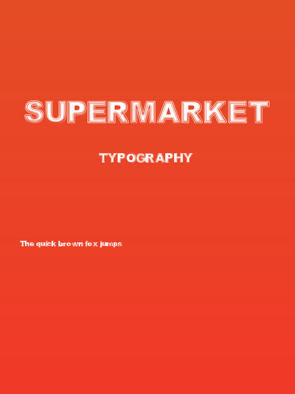 SUPERMARKET Poster