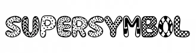 SUPERSYMBOL  Frei Schriftart Herunterladen