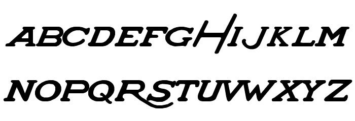 SUPER_CHARGERS Font LOWERCASE