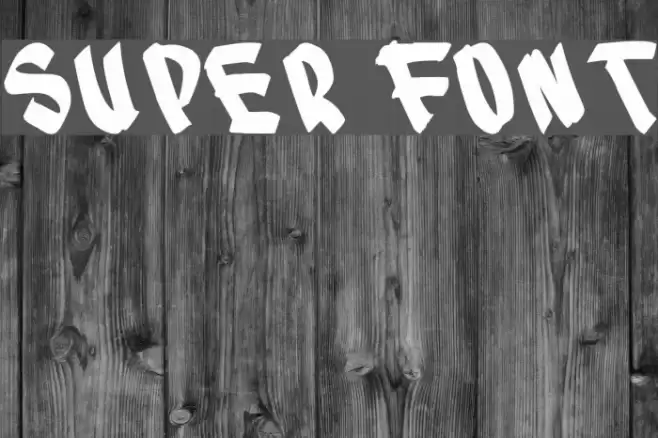 SUPER Font examples