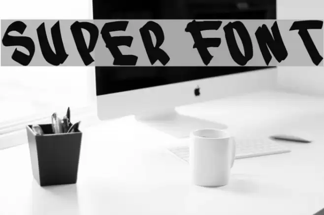 SUPER Font examples