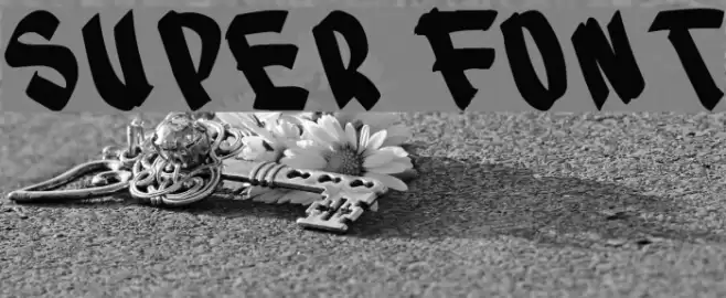 SUPER Font examples
