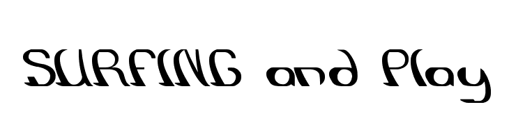 SURFING and Play Font