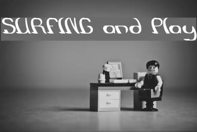 SURFING and Play Font examples