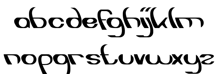SURFING and Play Font LOWERCASE