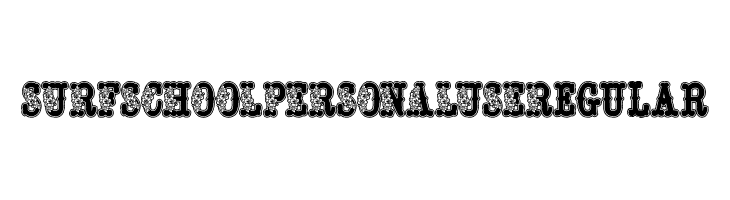 SURFSCHOOL PERSONAL USE Regular  Fuentes Gratis Descargar