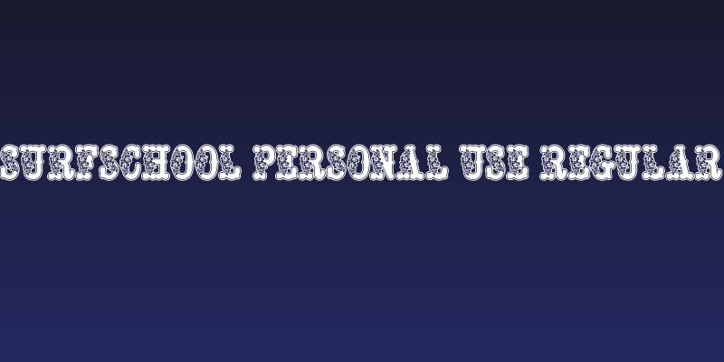 SURFSCHOOL PERSONAL USE Regular Social Header