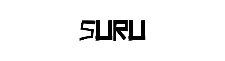 SURU  フリーフォントのダウンロード