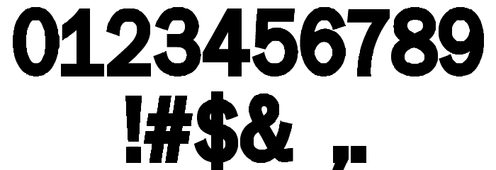 SURVIVOR SERIES Font OTHER CHARS