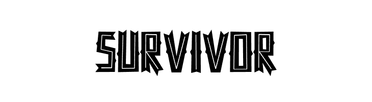 SURVIVOR  Free Fonts Download
