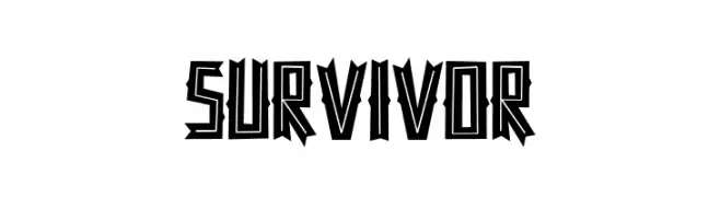 SURVIVOR  Fuentes Gratis Descargar