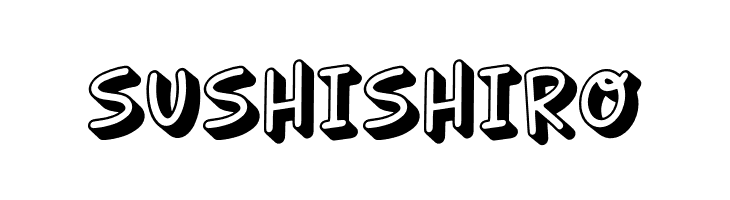 SUSHI SHIRO フォント