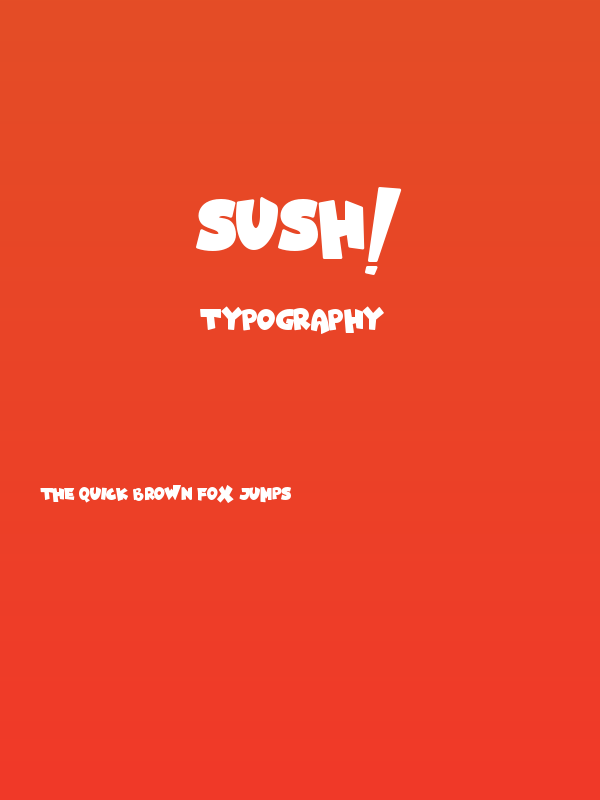 SUSH! Poster