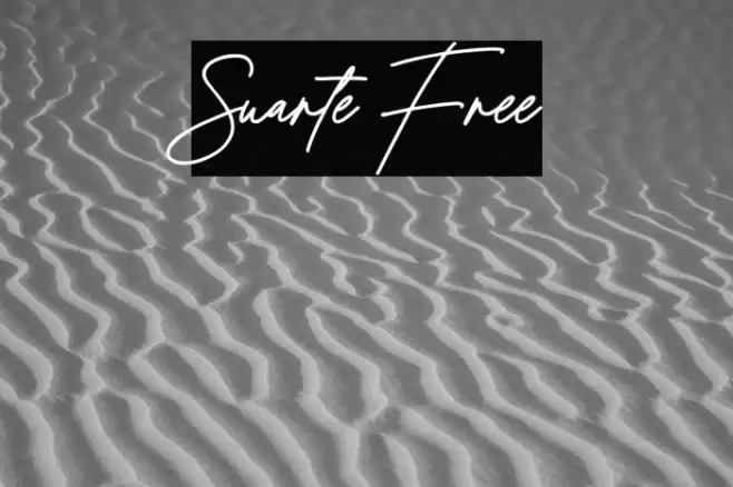 Suarte Free Font examples