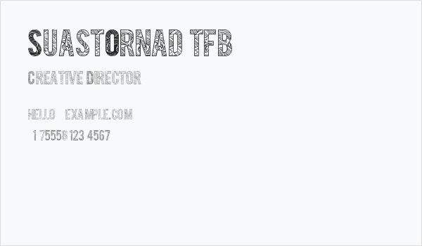 SuastOrnad tfb Business Card