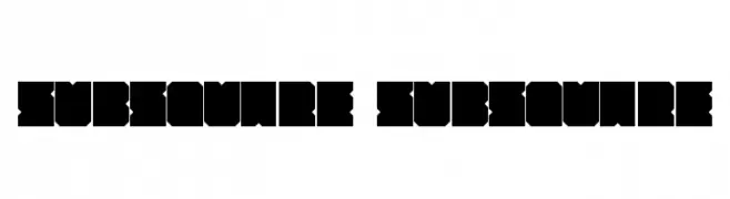 SubSquare SubSquare  font caratteri gratis