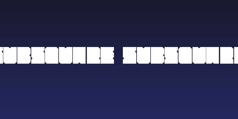 SubSquare SubSquare Social Header