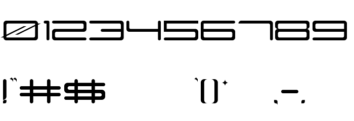 SubZER0 Regular Font OTHER CHARS