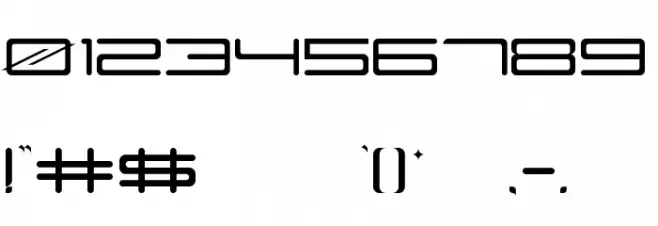 SubZER0 Regular Font OTHER CHARS