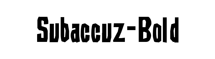 Subaccuz-Bold  नि: शुल्क फ़ॉन्ट्स डाउनलोड