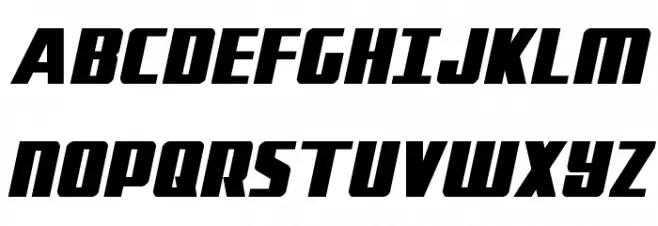 Subadai Baan Bold Italic Schriftart Groß