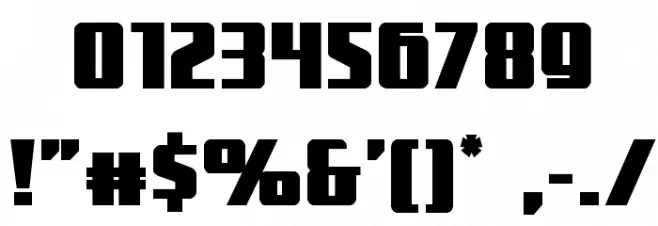 Subadai Baan Bold Font OTHER CHARS