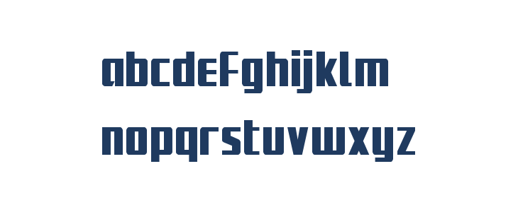 Subadai Baan Condensed Lowercase