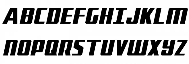 Subadai Baan Italic Schriftart Groß