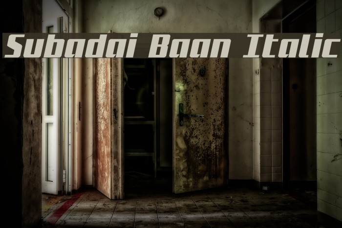 Subadai Baan Italic Example 1