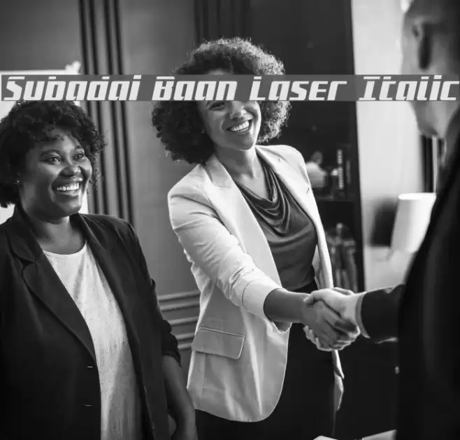 Subadai Baan Laser Italic Font examples