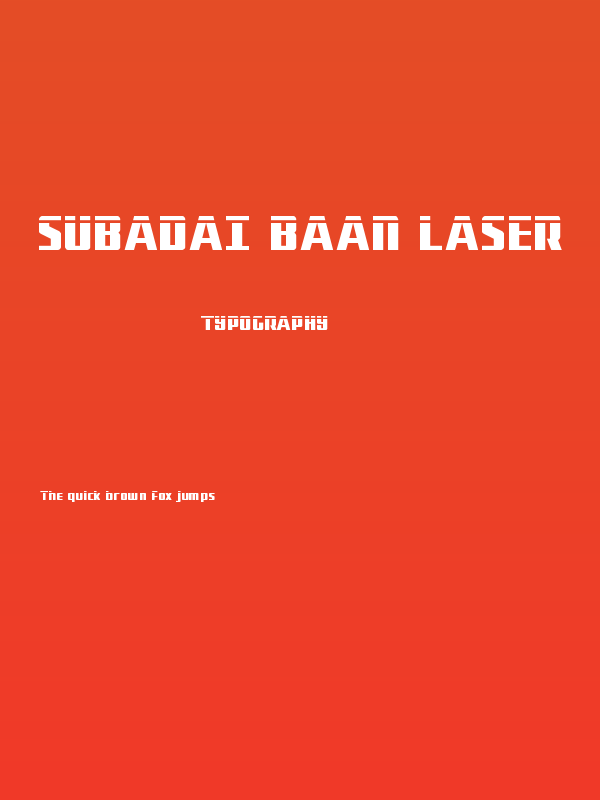 Subadai Baan Laser Poster