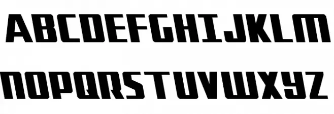 Subadai Baan Leftalic Fonte MAIÚSCULAS