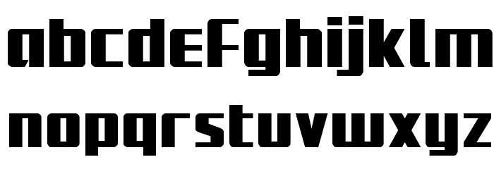 Subadai Baan Regular Font LOWERCASE