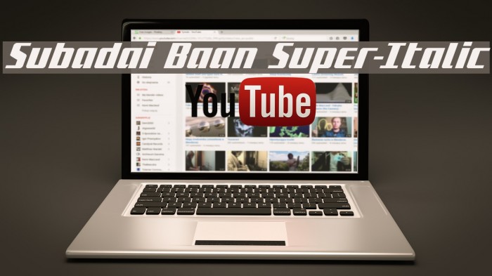 Subadai Baan Super-Italic Example 3