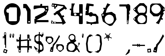 Subamera Font OTHER CHARS