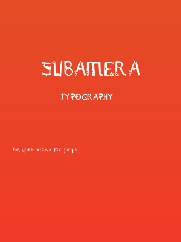 Subamera Poster