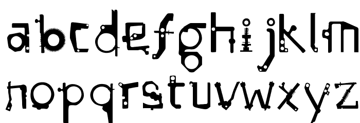 Subamera Font LOWERCASE