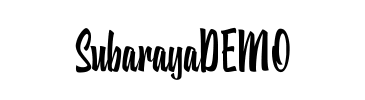 SubarayaDEMO  font caratteri gratis