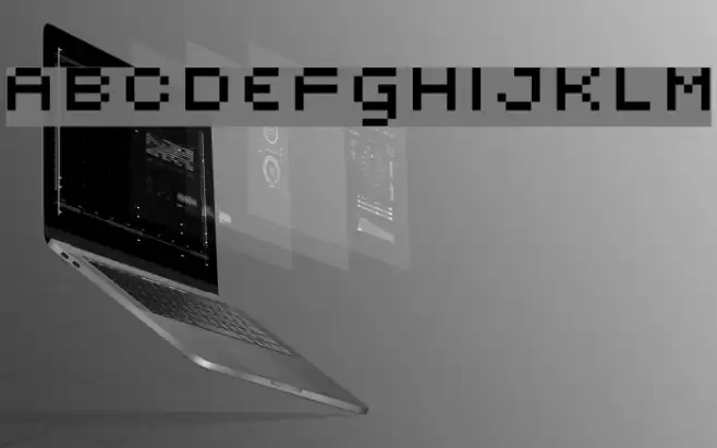 Subatomic Screen Schriftart examples