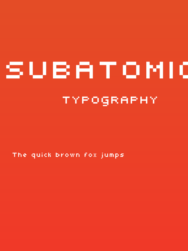 Subatomic Screen Poster