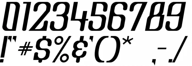 Subatonik Italic Font Alte caractere