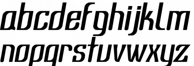 Subatonik Italic Font Litere mici