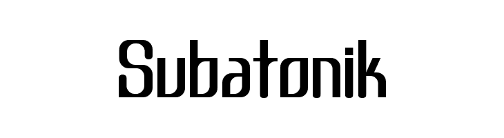 Subatonik  Fuentes Gratis Descargar