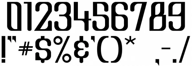 Subatonik Font OTHER CHARS