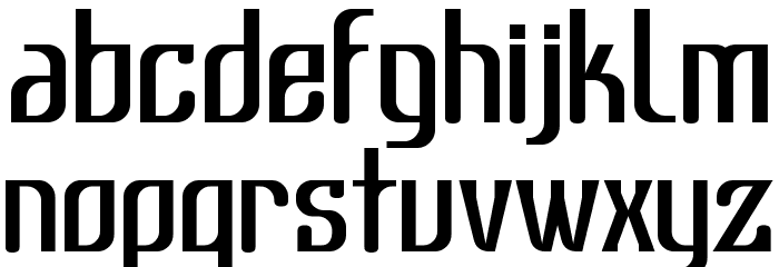 Subatonik Font LOWERCASE